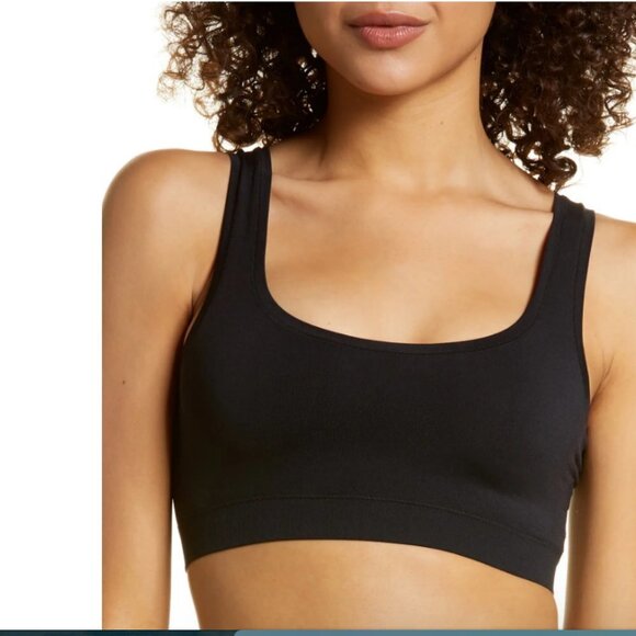 Nordstrom Bare Tank Bralette Black Womens XS - Picture 1 of 4